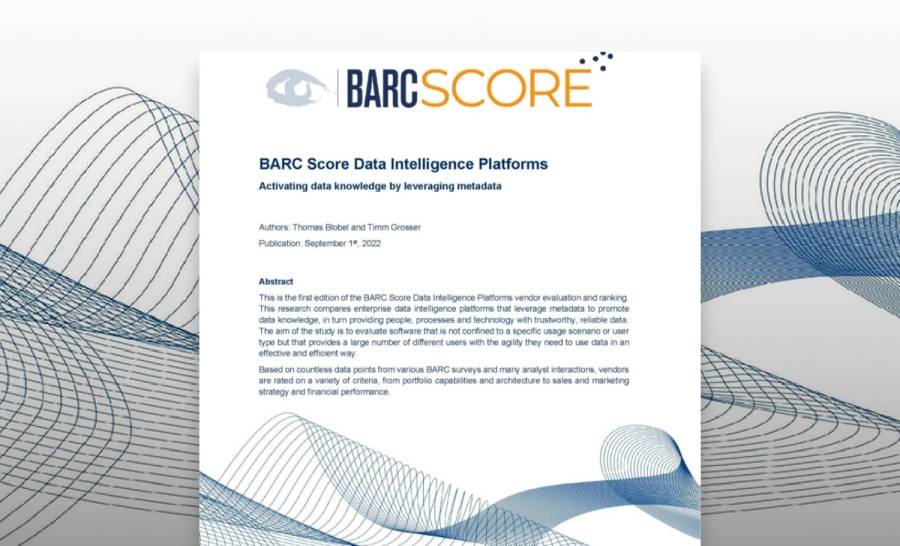 Collibra is a Market Leader in first-ever BARC Data Intelligence Platform Vendor Evaluation cover image