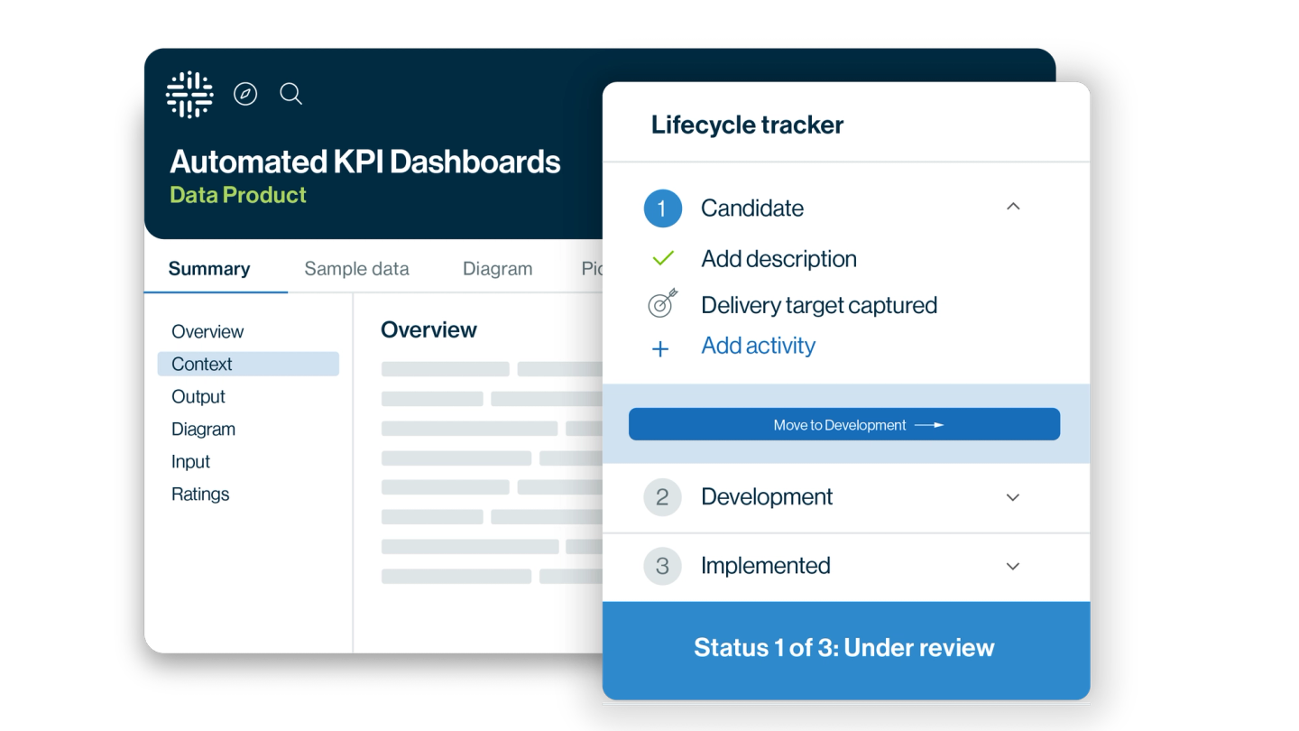 Data product lifecycle manager image