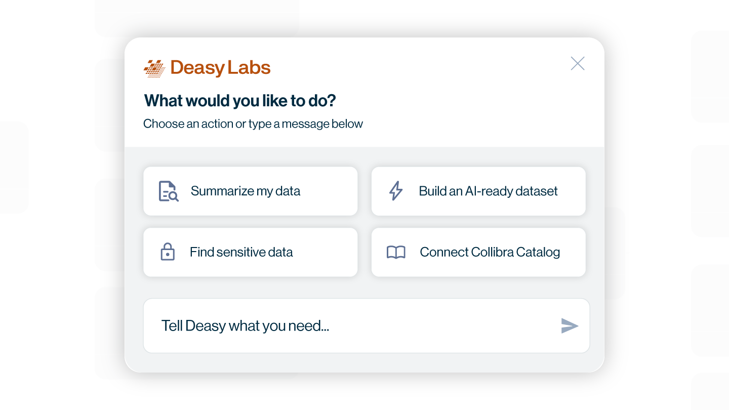Meet your unstructured data agent from Deasy Labs by Collibra image