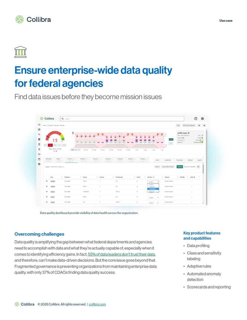 Ensure enterprise-wide data quality for federal agencies cover image
