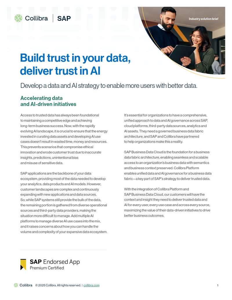 Build trust in your data, deliver trusted AI cover image
