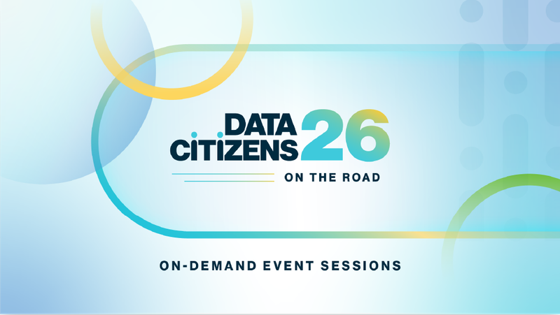 Watch on demand: Data Citizens® on the Road 2026 cover image