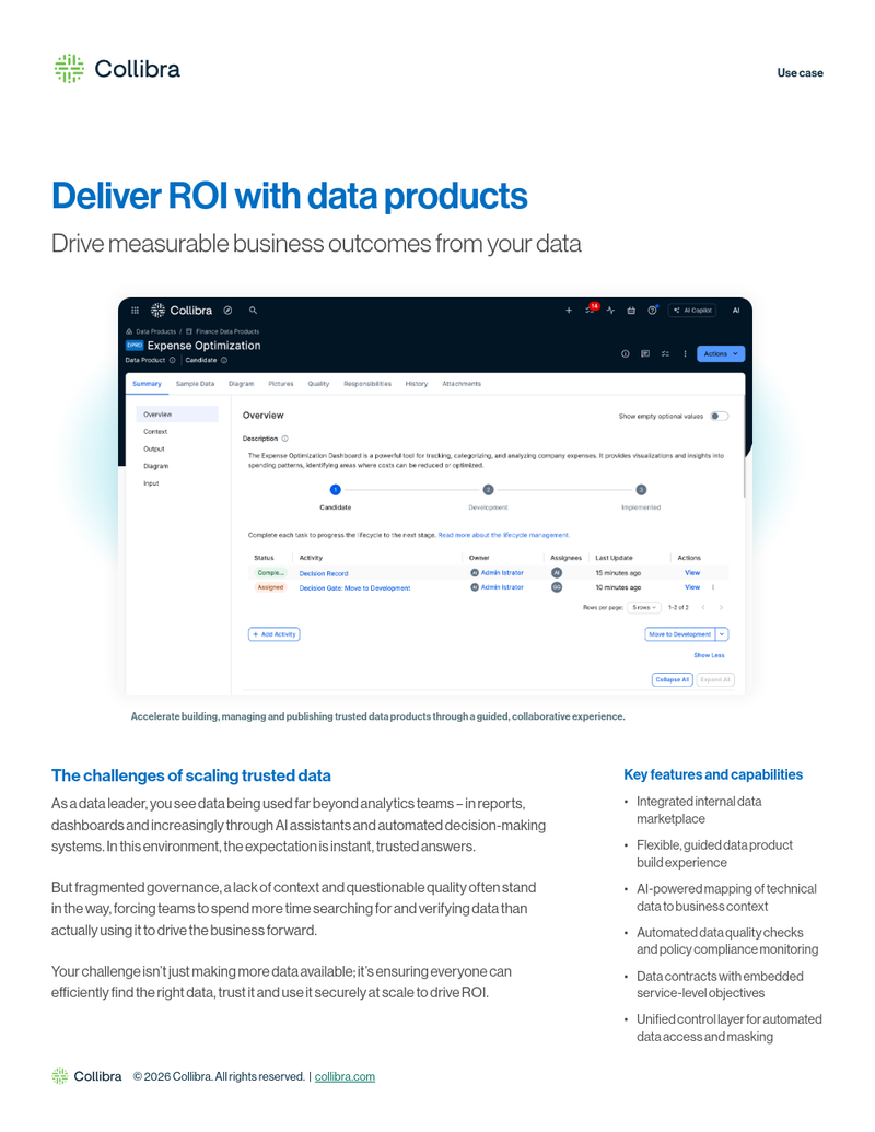 Deliver ROI with data products cover image
