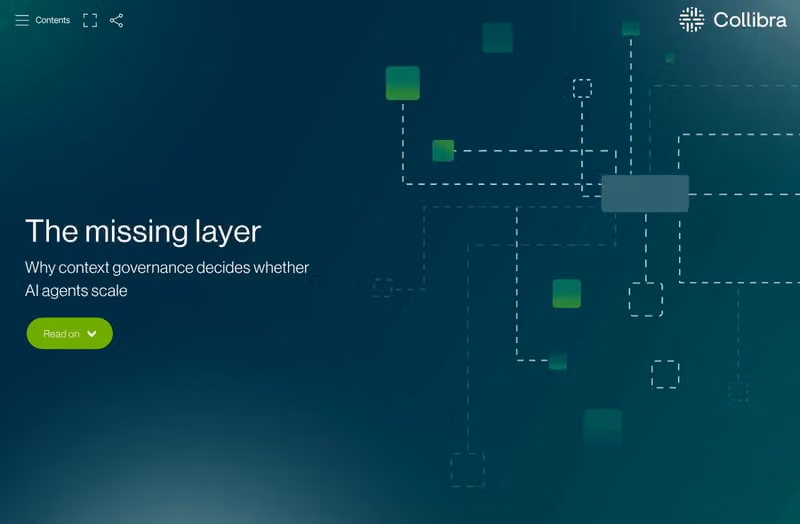The missing layer: Why context governance decides whether AI agents scale cover image