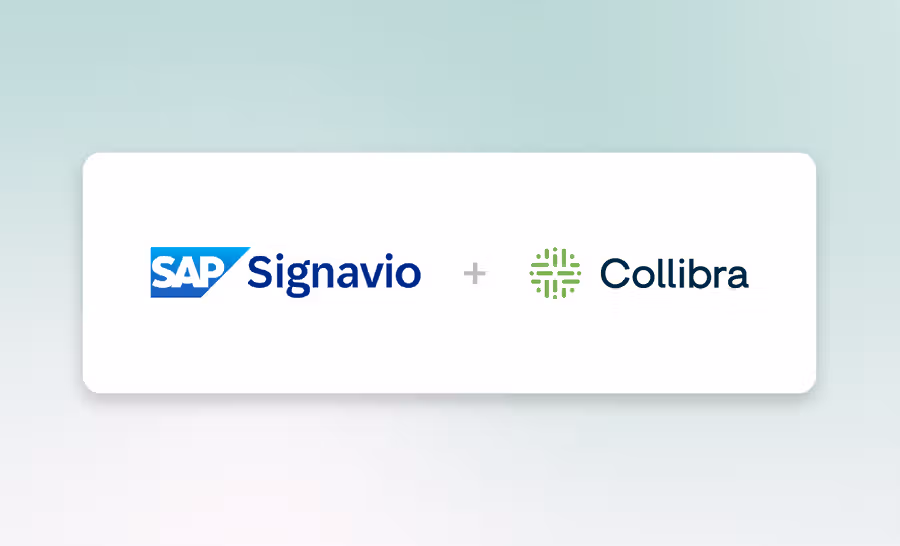 SAP Signavio + Collibra: Where process meets governance cover image