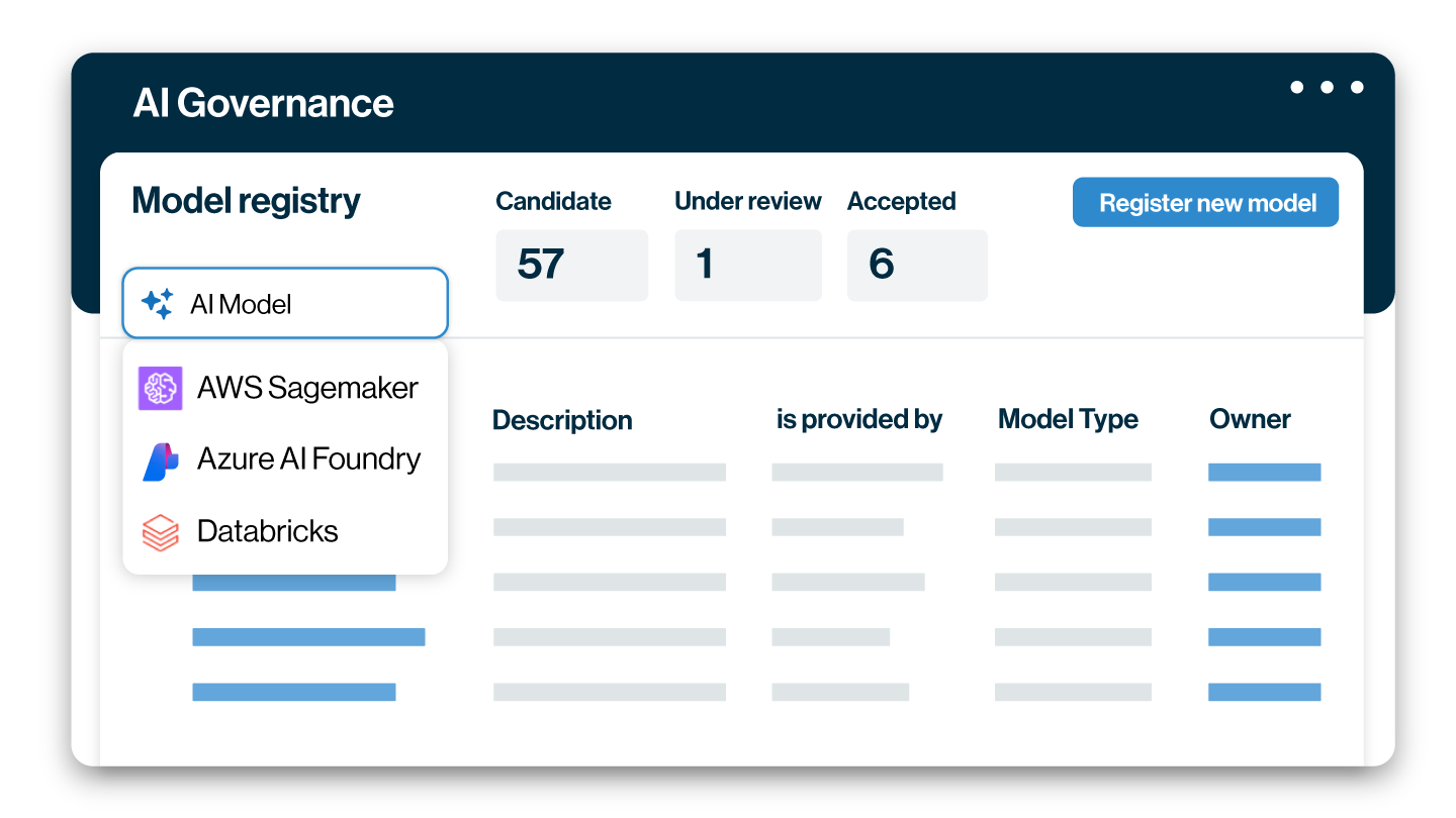 AI model registry image