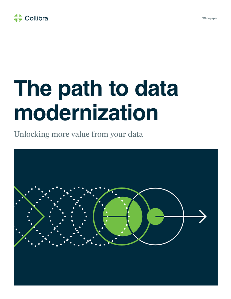 The path to data modernization: unlocking more value from your data  cover image