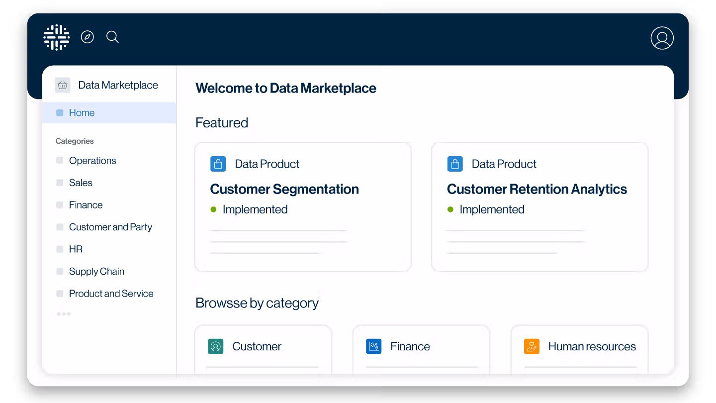New Data Marketplace experience image