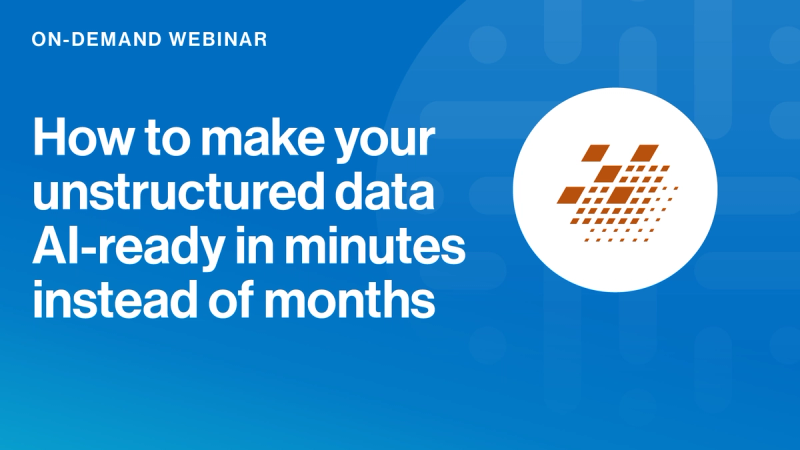 How to make your unstructured data AI-ready in minutes instead of months cover image