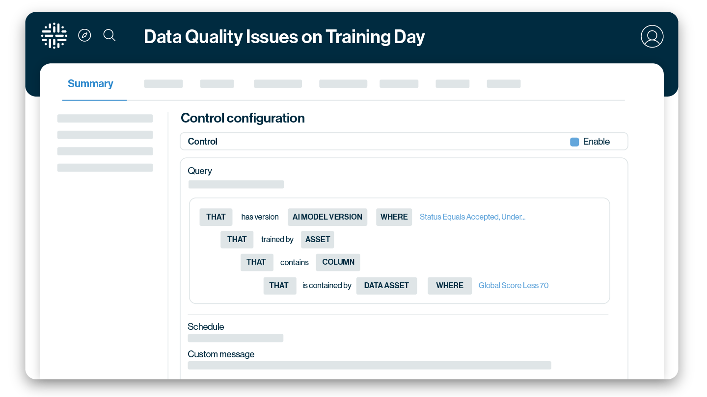 OOTB controls for AI governance (Control Tower) image