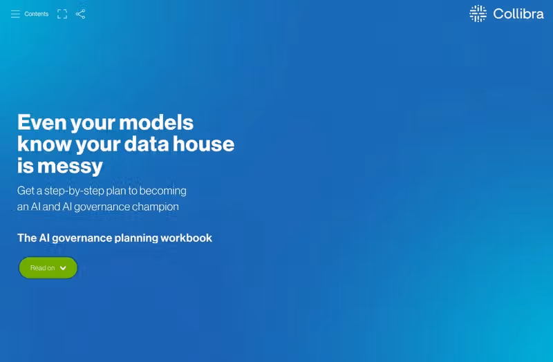 Even your models know your data house is messy: Get a step-by-step plan to becoming an AI and AI governance champion cover image