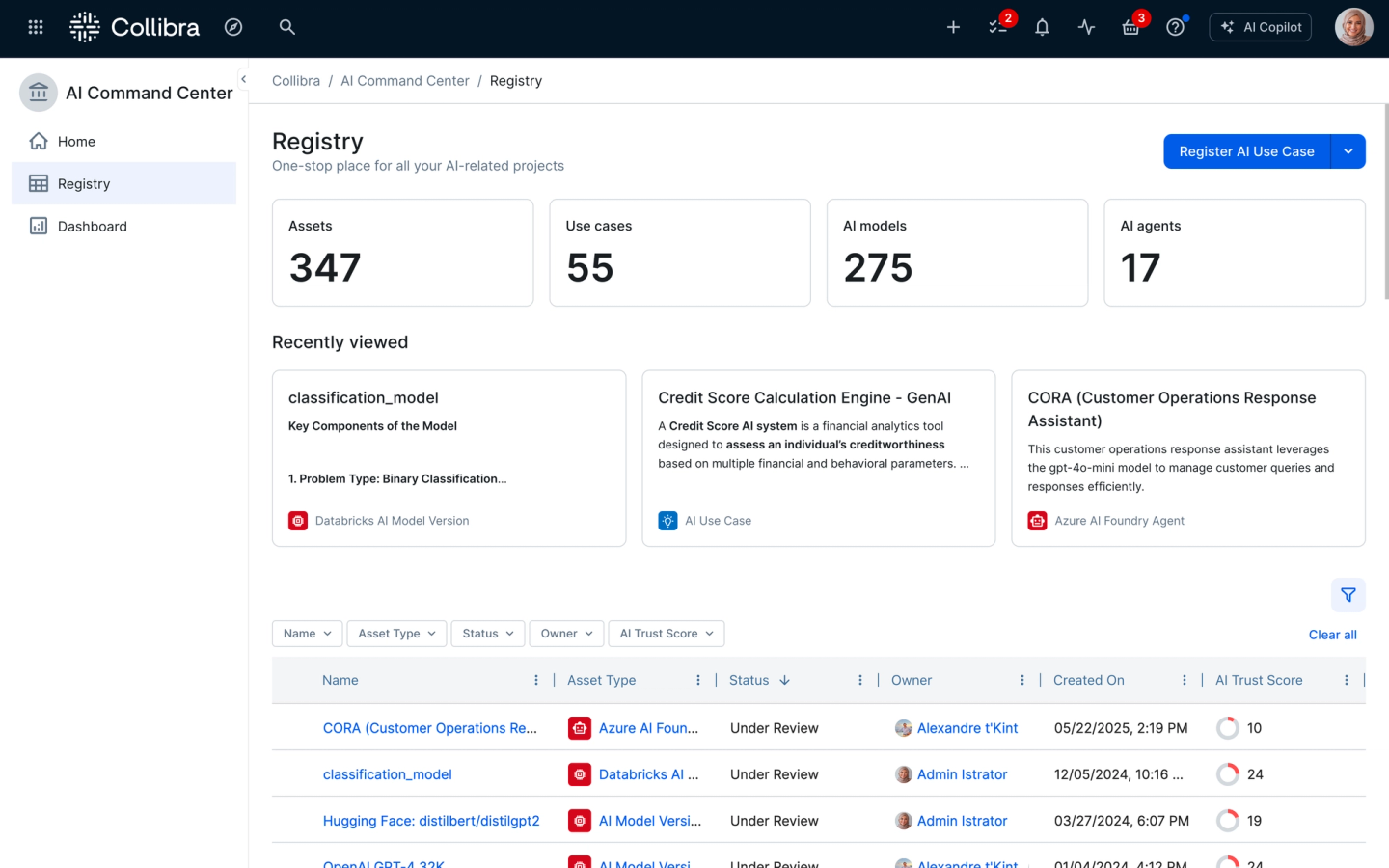 Connect AI environments and platforms to continuously collect metadata, lineage and operational sign
