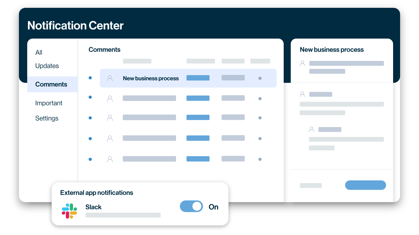 Notification center & settings image