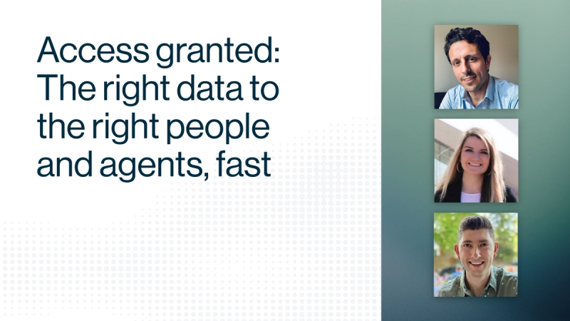 Access granted: The right data to the right people, and agents, fast cover image