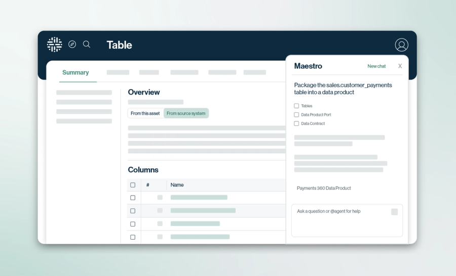 Data Product Agent: Turn a cataloged table into a governed data product  cover image