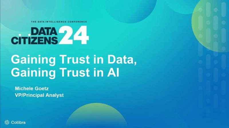 Gaining trust in data, gaining trust in AI cover image